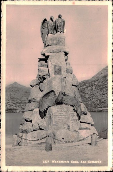 Monumento Guex, San Gottardo Vorderseite
