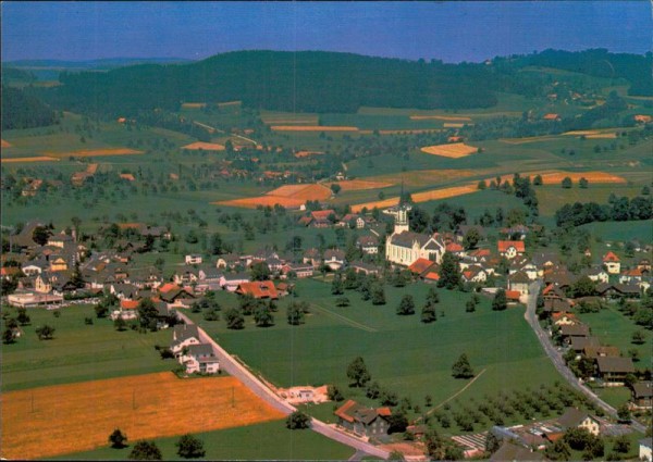 Grosswangen, Flugaufnahme Vorderseite