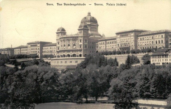 Bern, Das Bundesgebäude Vorderseite