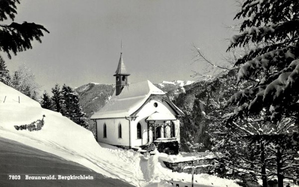 Bergkirchlein, Braunwald Vorderseite