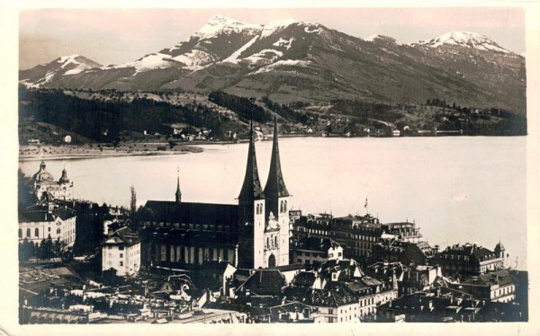 Luzern mit Rigi Vorderseite