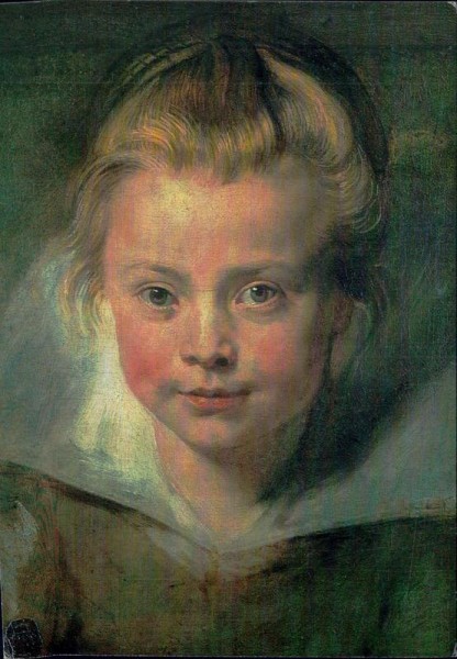 Peter Paul Rubens (1577-1640): Bild eines Mädchens Vorderseite