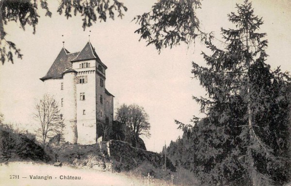 Valangin, Chateau Vorderseite