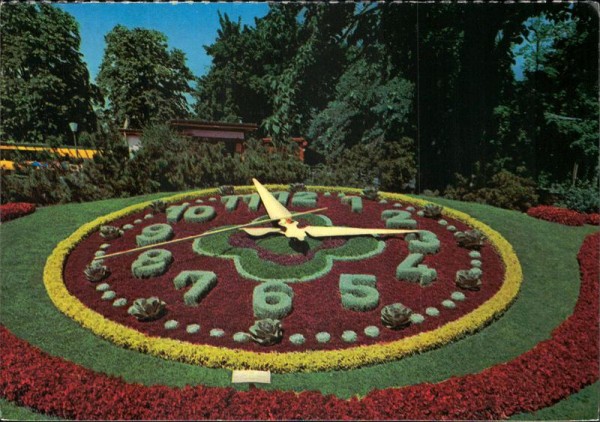 Die Blumenuhr (Genf) Vorderseite