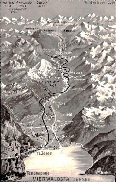 Vierwaldstättersee - Flüelen Vorderseite