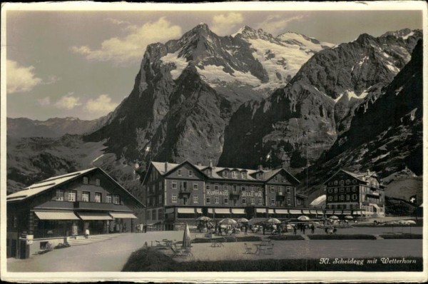Scheidegg mit Wetterhorn Vorderseite