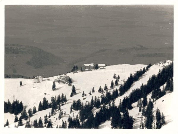 6410 Rigi Staffel, Bahnhof, Staffelweg 9 / Restaurant Bahnhöfli /Hotel Felchlin, Kulmweg 1 Vorderseite