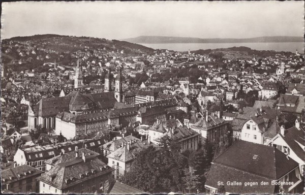 St.Gallen gegen den Bodensee