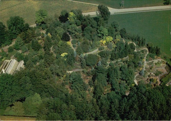 Botanischer Garten Grüningen, Flugaufnahme Vorderseite