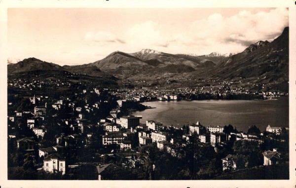 Lugano. Veduta generale Vorderseite
