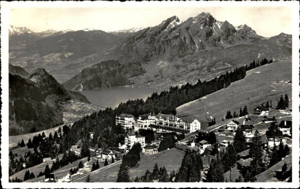 Rigi Kaltbad mit Pilatus Vorderseite