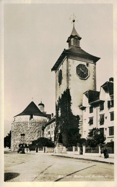 Solothurn, Bieltor und Burristurm Vorderseite