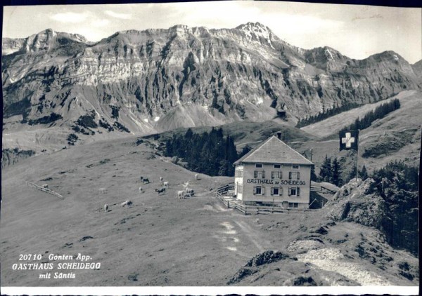 Gonten, Gasthaus Scheidegg Vorderseite