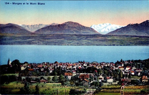 Morges et le Mont Blanc Vorderseite