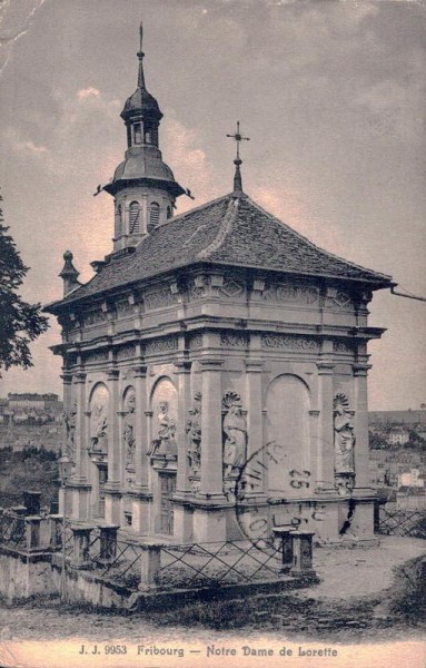 Fribourg - Notre Dame de Lorette. 1915 Vorderseite