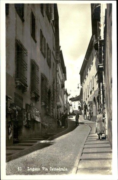 Lugano via Cattedrale Vorderseite