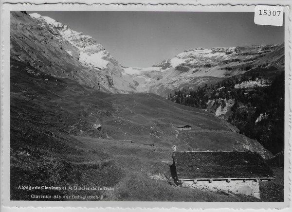 Alpage de Clavinen et la Glacier de la Dala