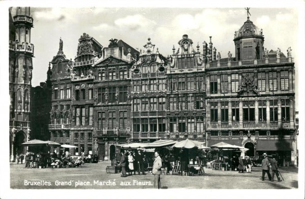 Bruxelles, Grand place, Marché aux Fleurs Vorderseite