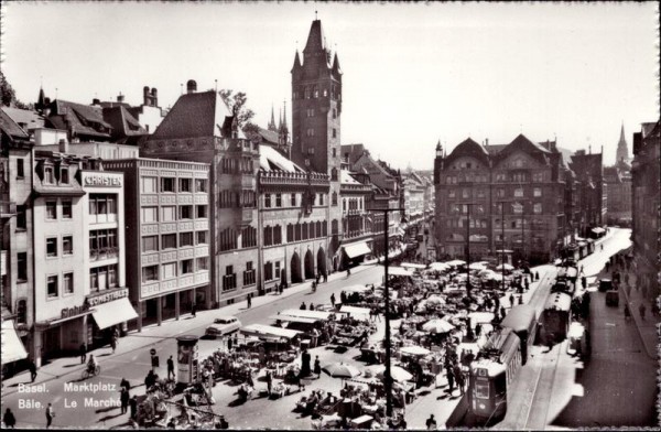 Basel, Marktplatz Vorderseite