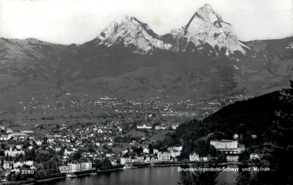 Brunnen-Ingenbohl-Schwyz und Mythen Vorderseite