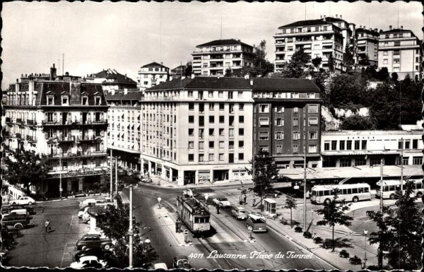 Lausanne, Place du Tunnel Vorderseite