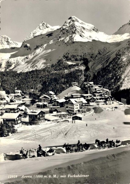 Arosa mit Furkahörner Vorderseite