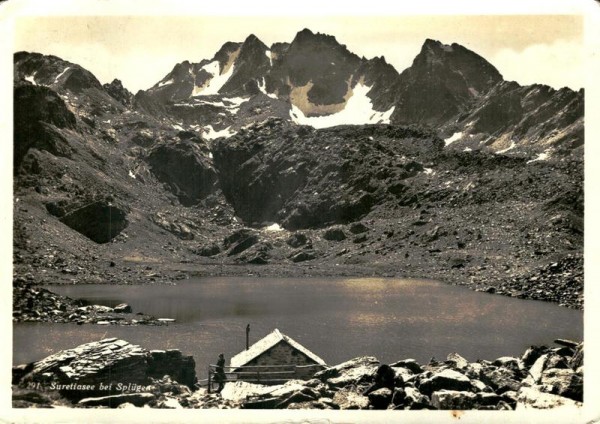 Surettasee bei Splügen Vorderseite