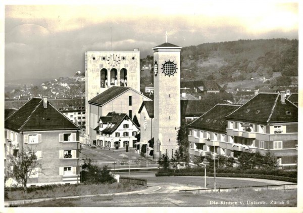 Zürich, Kirche Unterstr. Vorderseite