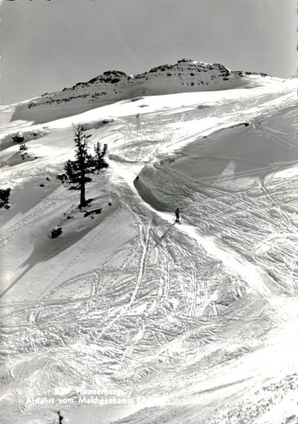 Flumserberg: Abfahrt vom Malchgenkamm Vorderseite