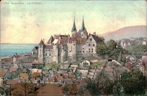 Neuchâtel/Le Château  Vorderseite