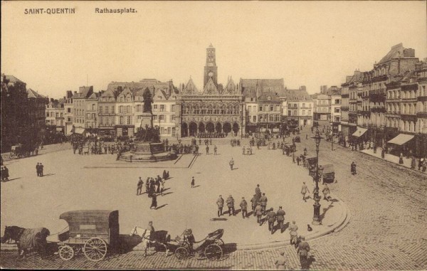 Saint - Quentin, Rathausplatz