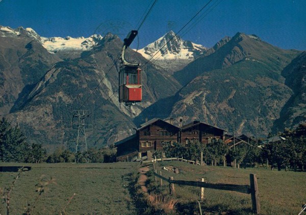 Luftseilbahn Raron - Unterbäch Bietschhorn Vorderseite