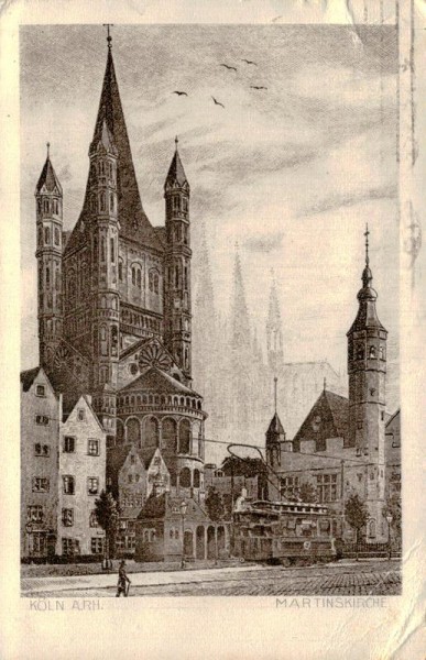 Köln, Martinskirche Vorderseite