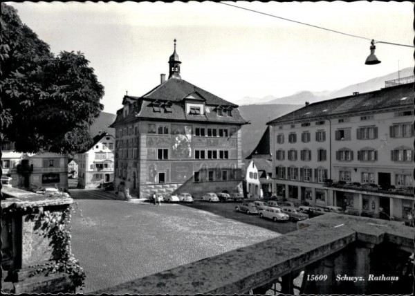 Schwyz - Rathaus Vorderseite