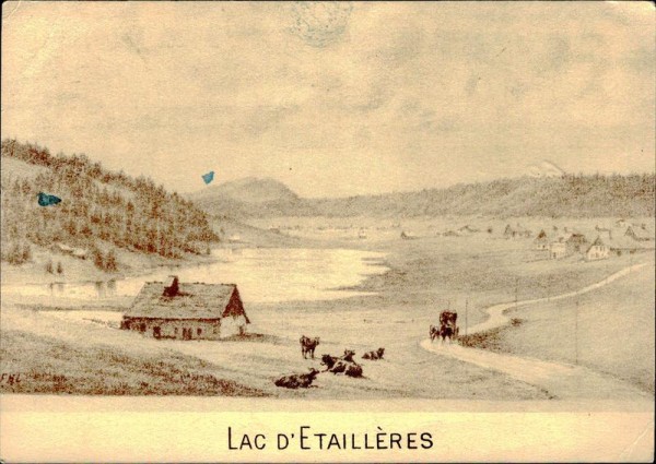 Lac d'etaillères, Lac des Taillères, La Brévine Vorderseite