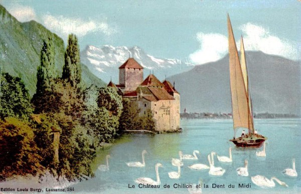 Le Chateau de Chilion dent du Midi Vorderseite