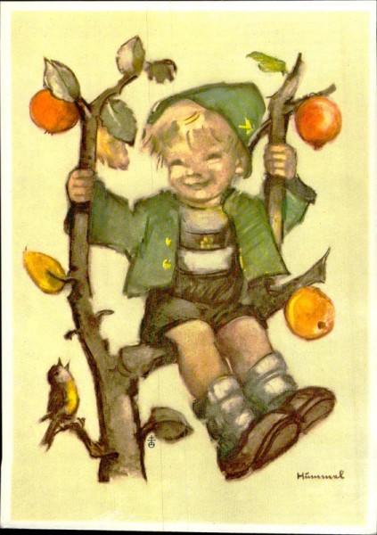 Sitzt ein Büblein auf dem Baum Vorderseite