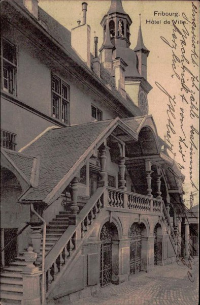 Fribourg - Hôtel de Ville Vorderseite