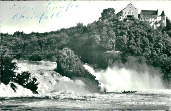 Rheinfall mit Schloss Laufen Vorderseite