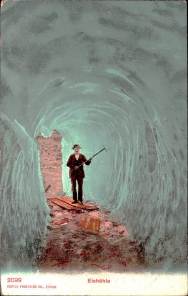 Eishöhle, Eigergletscher Vorderseite