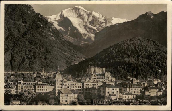 Interlaken und die Jungfrau Vorderseite