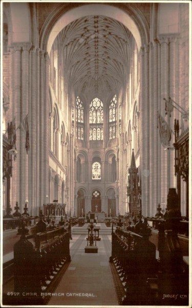 Kathedrale von Norwich innenraum Vorderseite