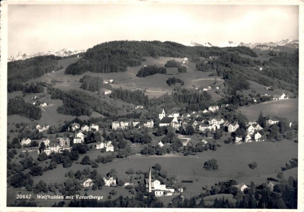 Wolfhalden mit Vorarlberge Vorderseite