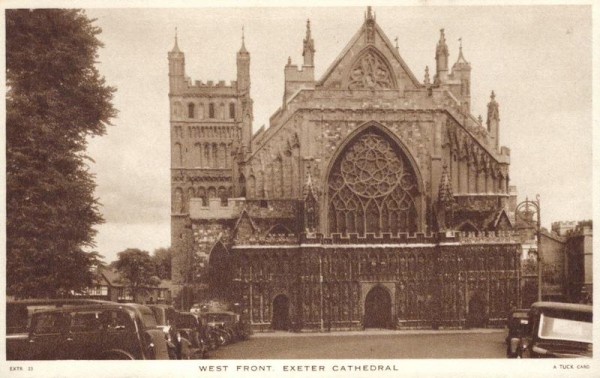 Kathedrale St. Peter (Exeter) Vorderseite