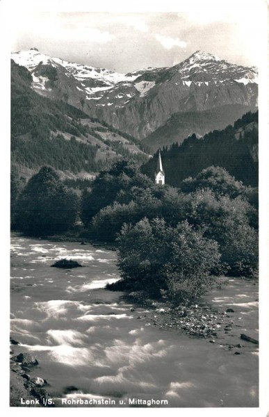 Lenk, Rohrbachstein und Mittaghorn Vorderseite