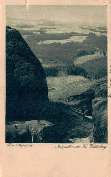 Felspartie am Kleinen Winterberg Vorderseite
