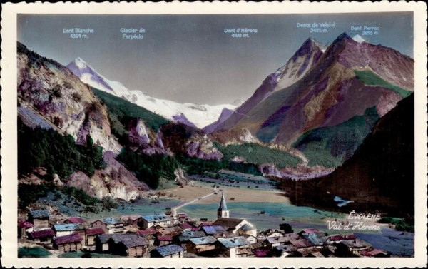Val Hérens, Evolène Vorderseite