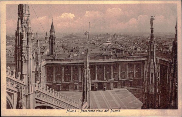 Milano - Panorama visto dal Duomo Vorderseite