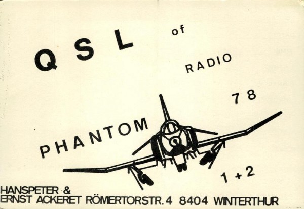 PHANTOM 78, 1+2 Vorderseite