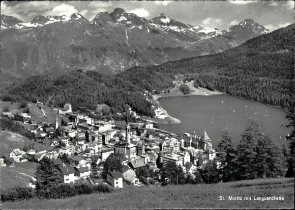 St. Moritz mit Languardkette Vorderseite